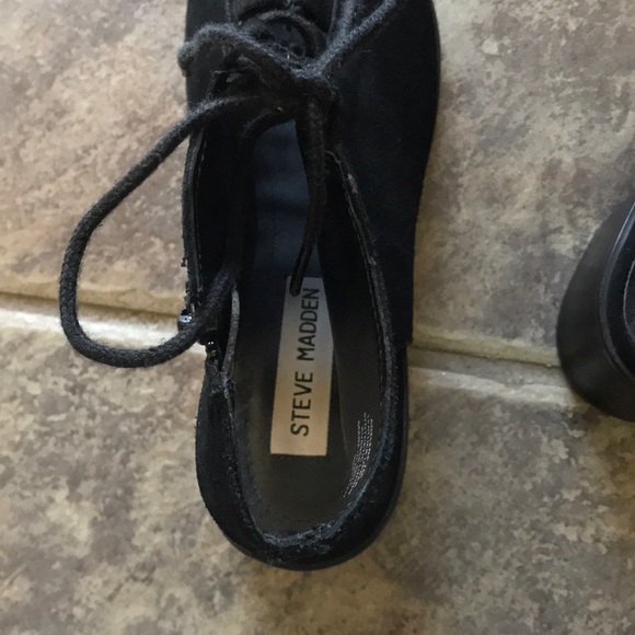 black steve madden heel botties - Picture 5 of 6